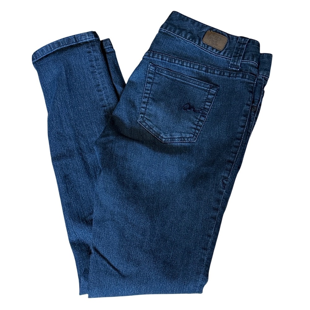 American Rag Cie Womens Super Skinny Jeans Dark Wash Blue Size 9R Stretch Denim